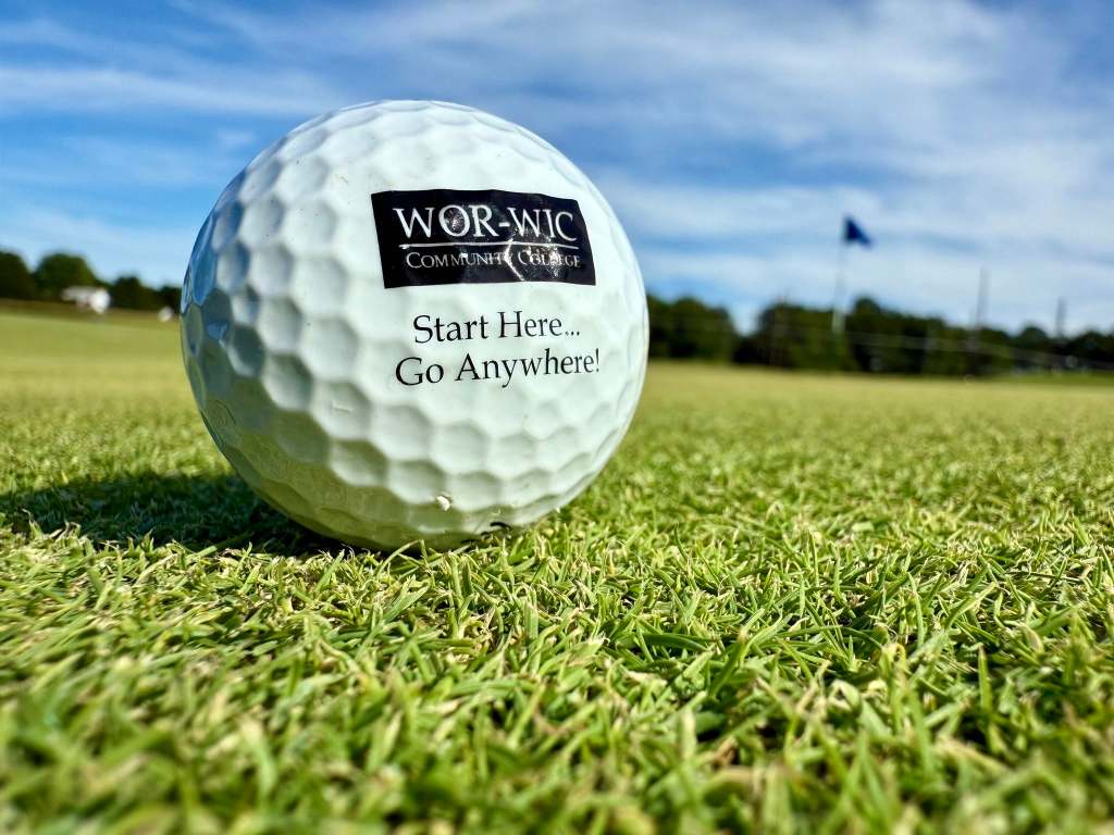 golf ball with branding